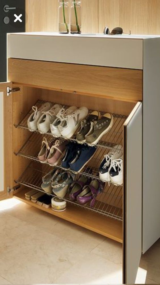 Shoe Storage for Cabin