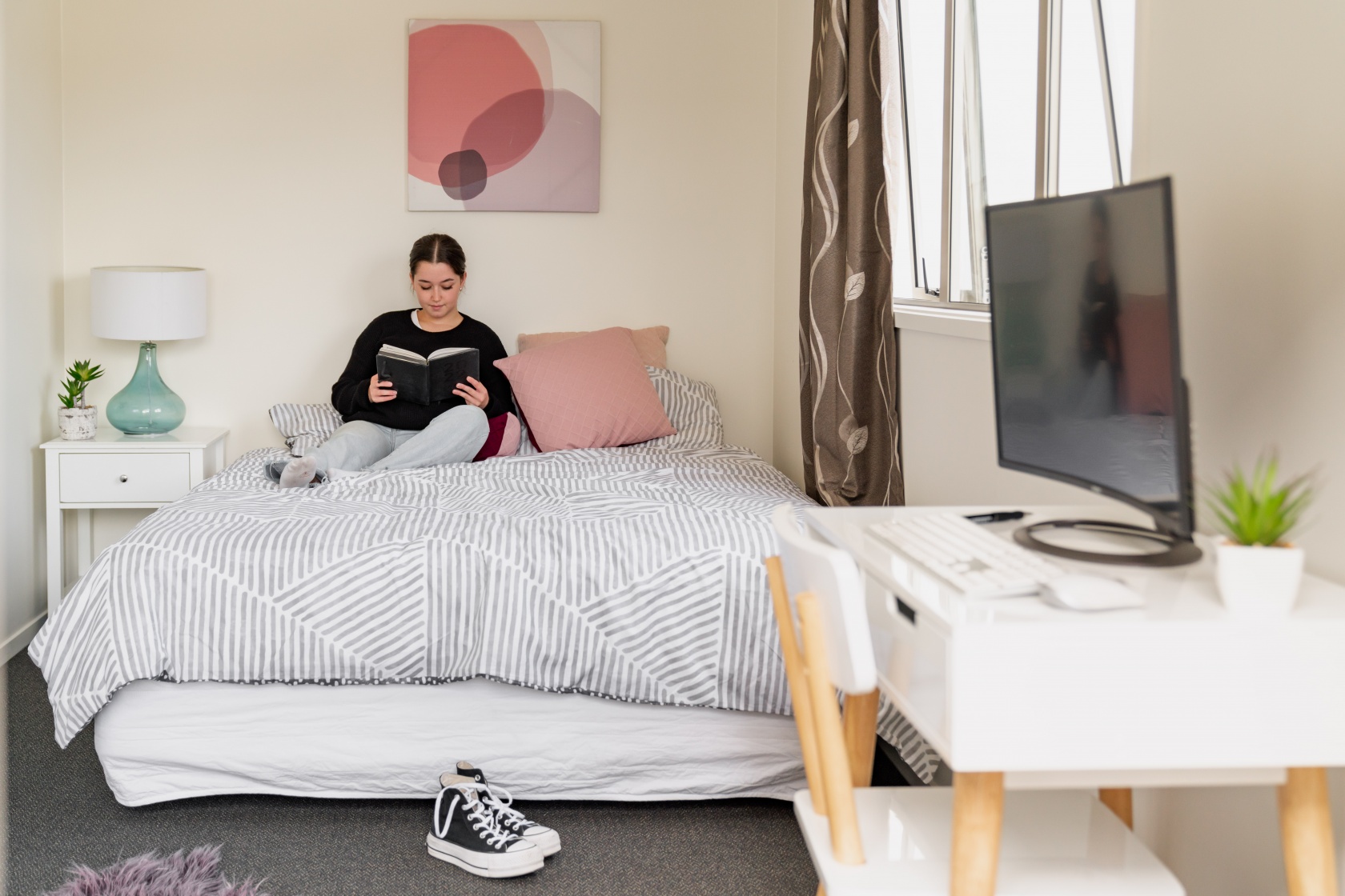 Portable Cabin Bedroom setup 