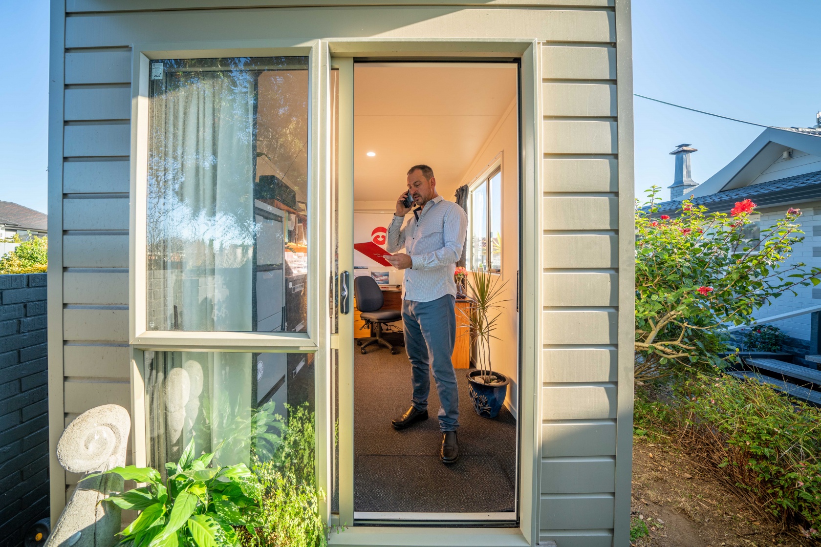 Just Cabins portable office cabin for working from home