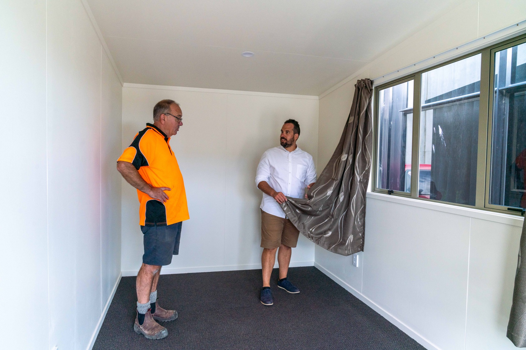 Quality Curtains and Carpet in Just Cabins