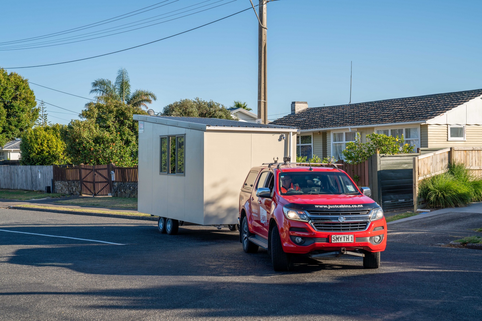 Transportable, portable cabin